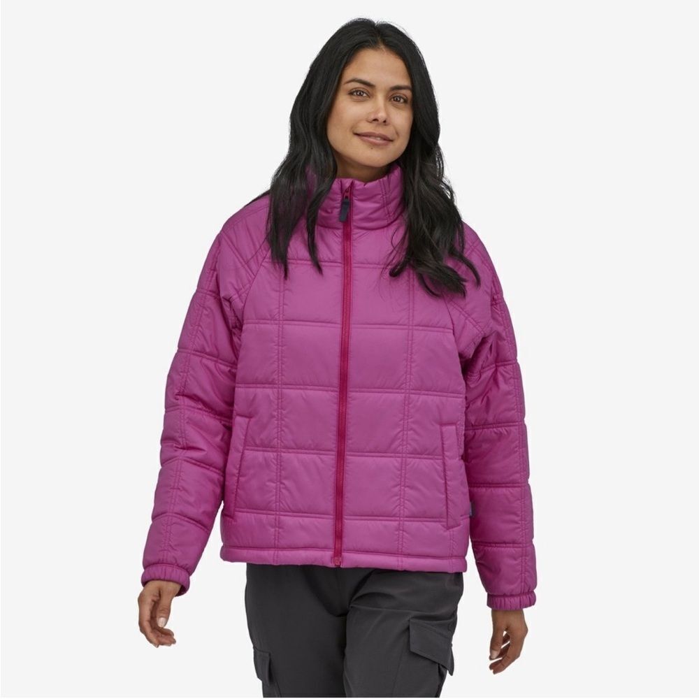 Patagonia RELAXED Fit Lost Canyon Full Zip Quilted Jacket Pink Women’s Size S